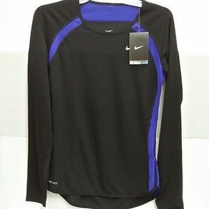 Nike stay cool dri-fit Running long tee sz: XS